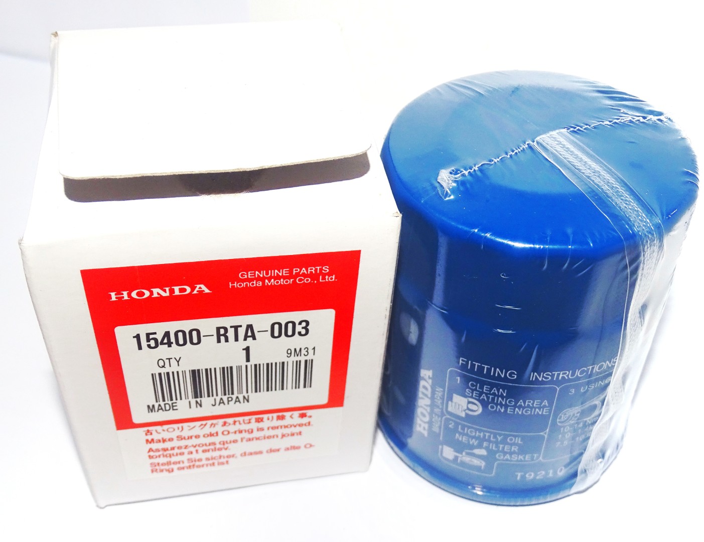 Picture of Honda Oil Filter 15400‐RTA‐003 C809 Honda City Civic CR-V Fit Fit Shuttle Grace Insight Vezel Freed Aria