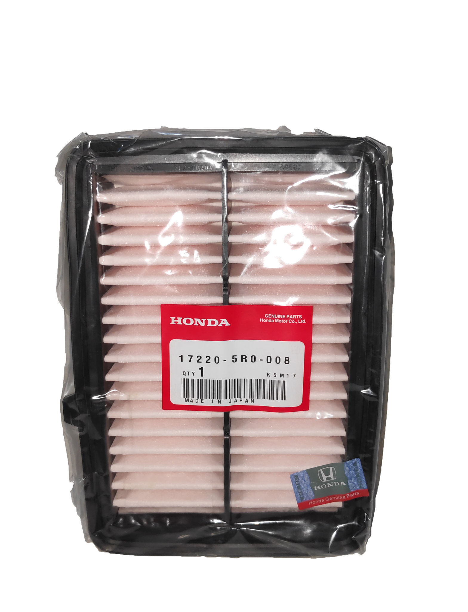 Picture of Honda Air Filter 17220-5R0-008 A-898 Fit Fit Shuttle Grace HR-V Shuttle Vezel