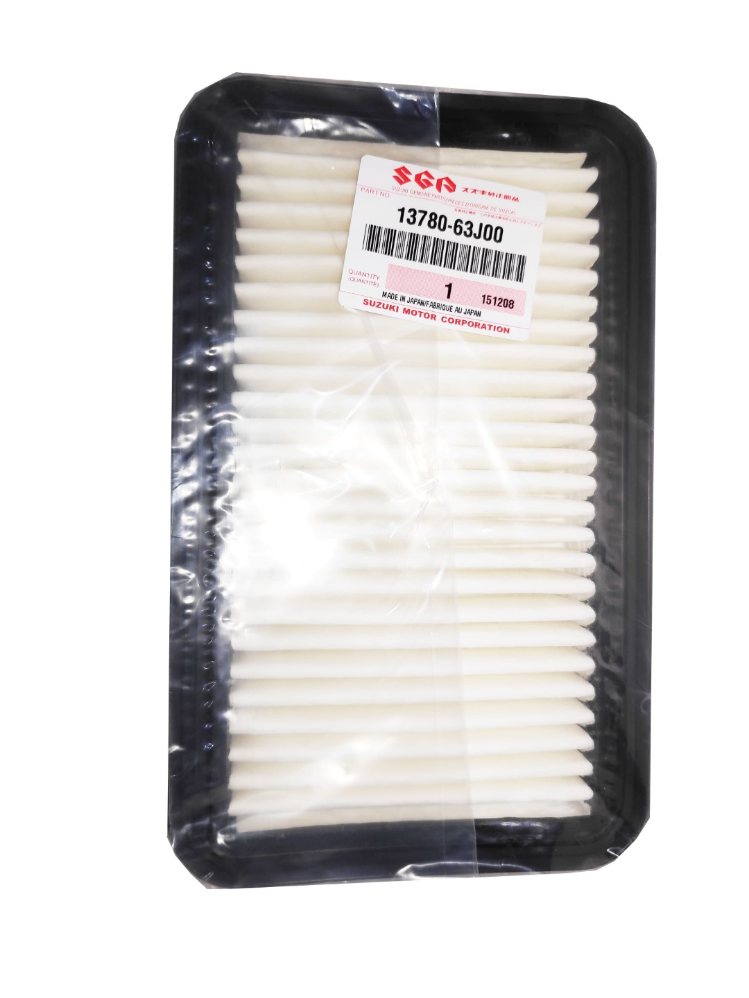 Picture of Suzuki Air Filter 13780-63J00 A971 Suzuki Swift