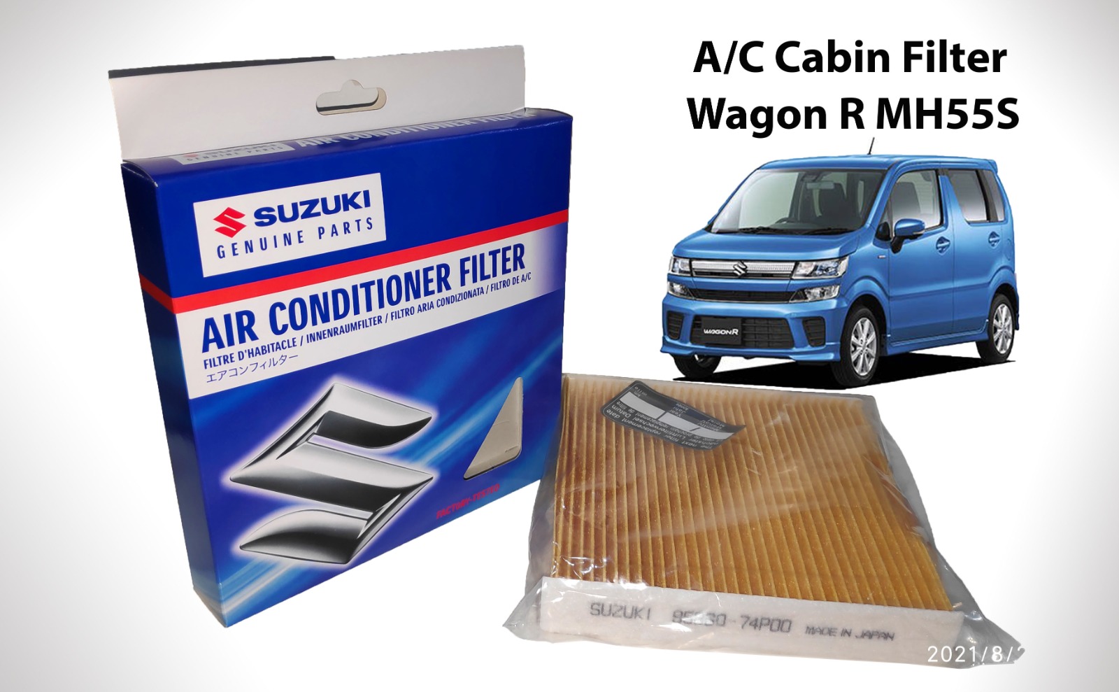 Picture of Suzuki A/C Cabin Filter For Wagon R MH55S 95860-74P00